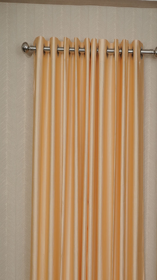 🪟 Branded Dark Cream Colour Crush Fabric Semi-Blackout Curtains Warm | Elegant | Bestseller