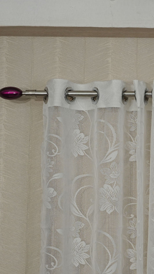 🪟 White Sheer Curtains – Soft Warm Light Filtering Light | Elegant | Bestseller