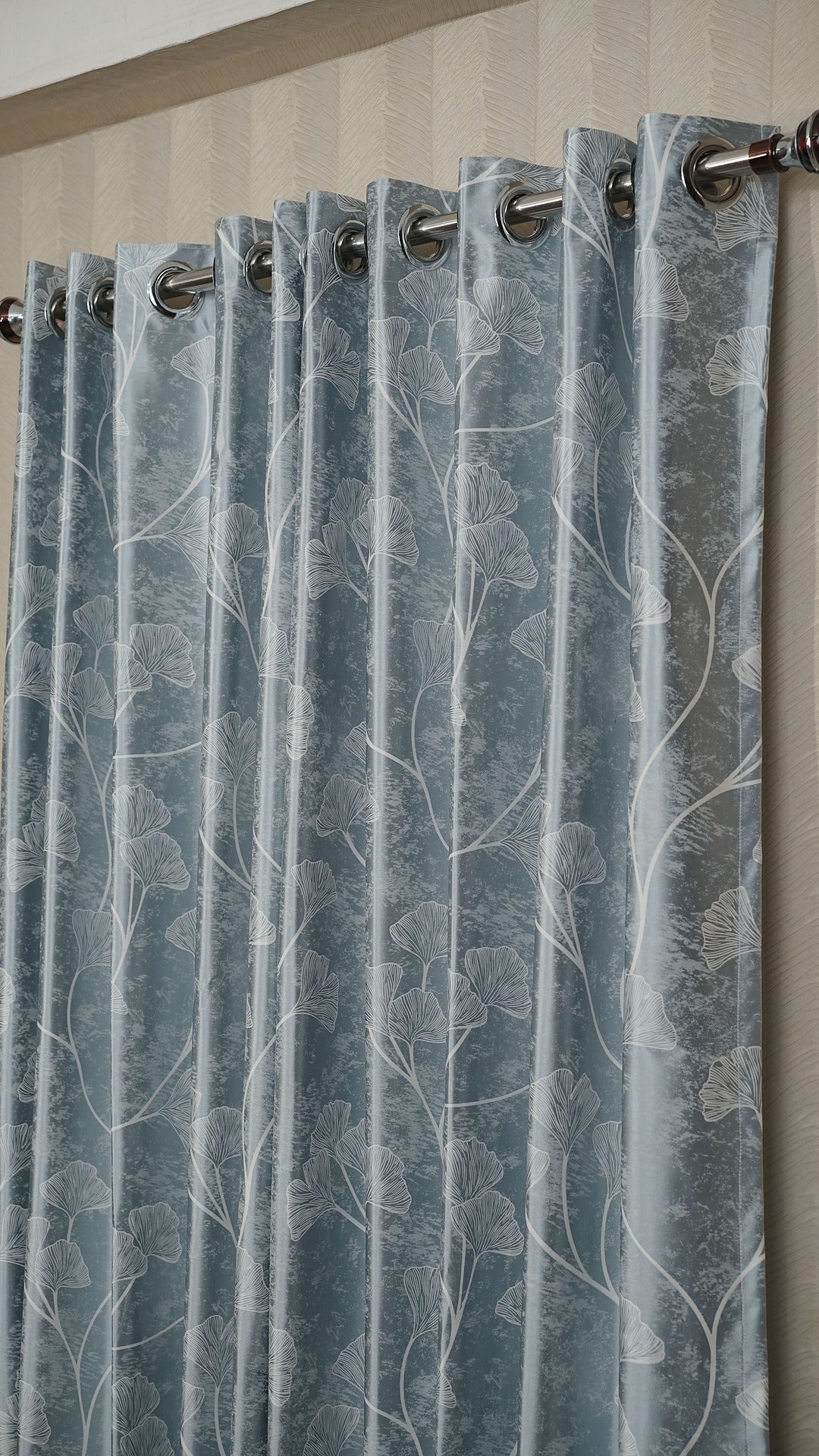 Blue Floral Design- 1 Piece