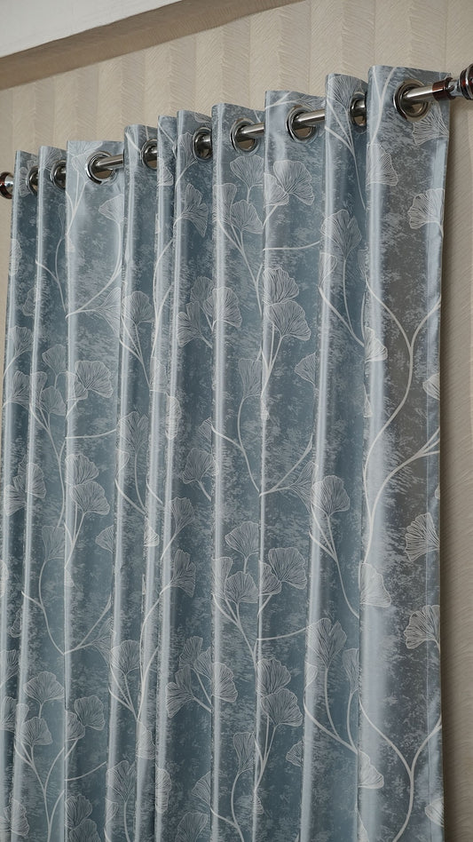 Blue Floral Design- 1 Piece