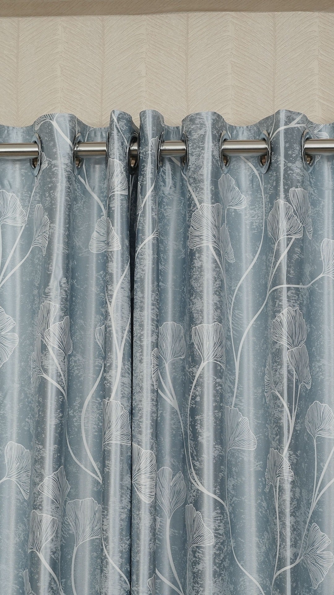 Blue Floral Design- 1 Piece