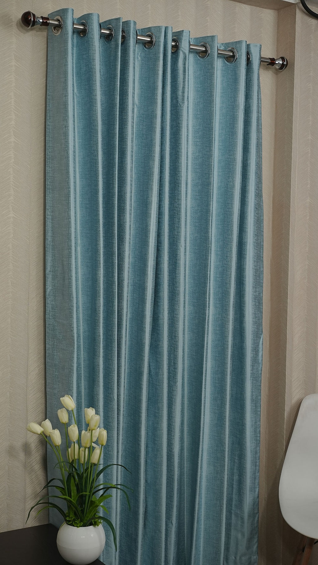 Texture Design Readymade Semi Blackout Curtain – Stylish Light Control &amp; Privacy