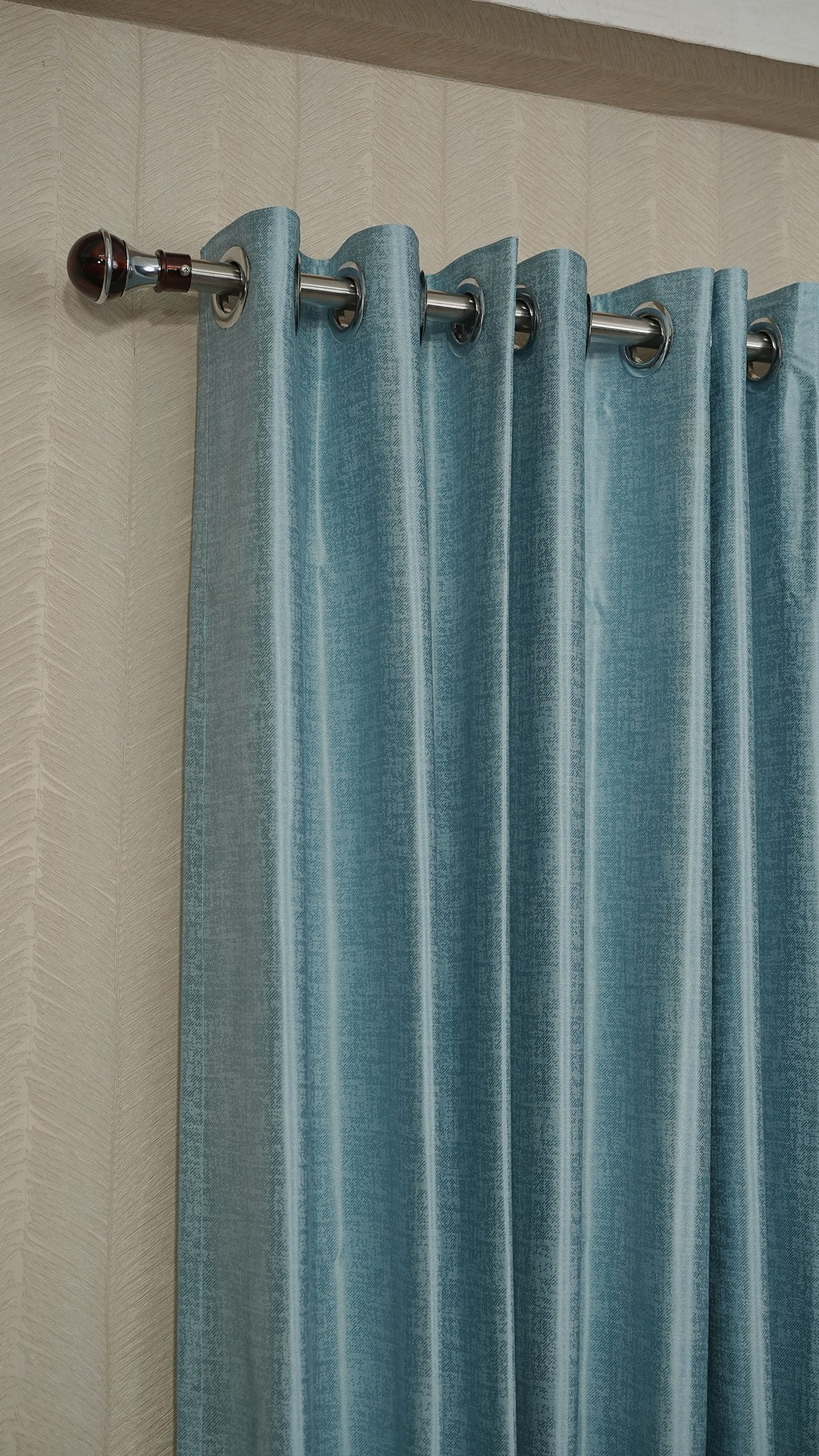 Texture Design Readymade Semi Blackout Curtain – Stylish Light Control &amp; Privacy