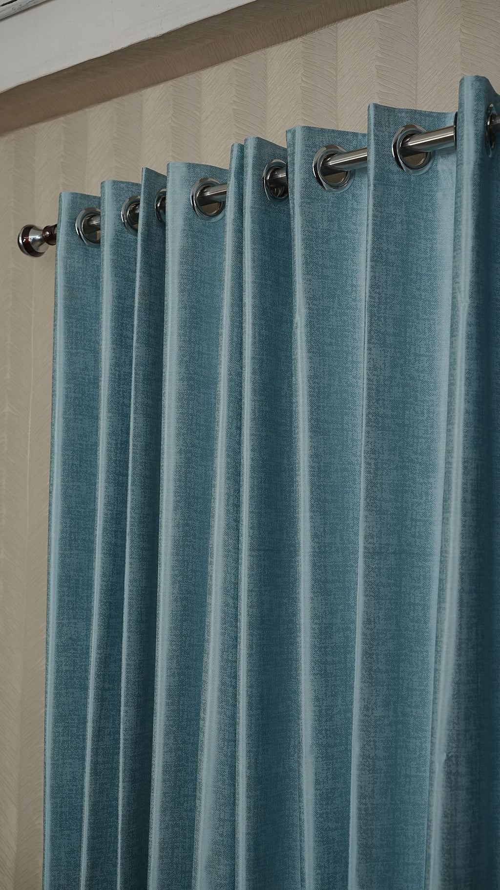 Texture Design Readymade Semi Blackout Curtain – Stylish Light Control &amp; Privacy