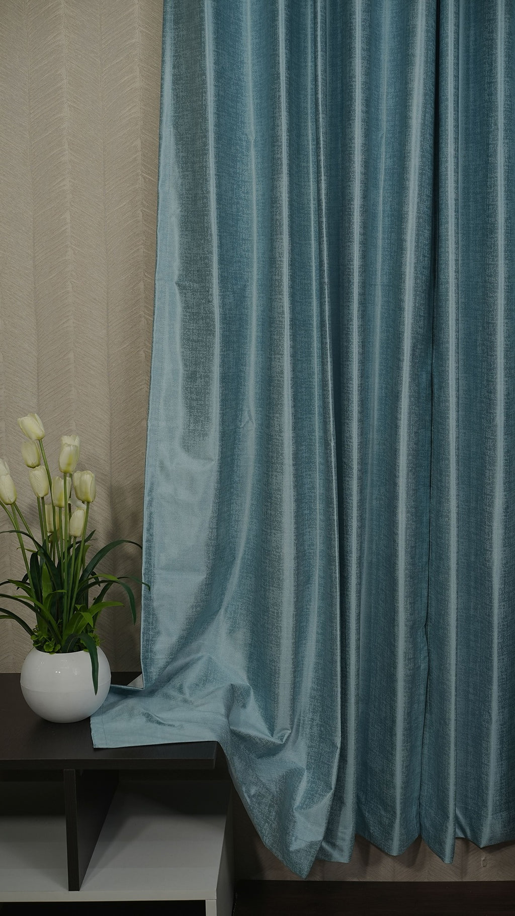 Texture Design Readymade Semi Blackout Curtain – Stylish Light Control &amp; Privacy