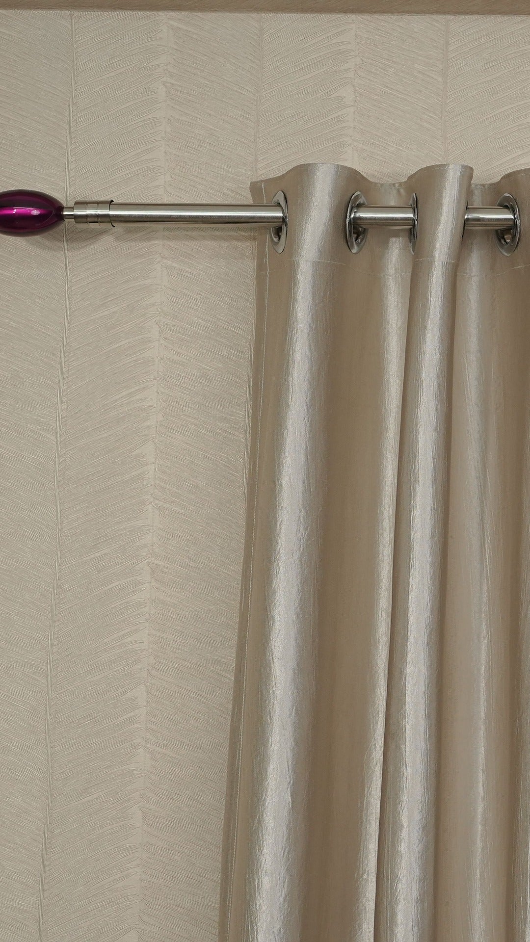 Branded Ivory White Colour Crush Fabric Semi-Blackout Curtains  Elegant | Minimal | Bestseller