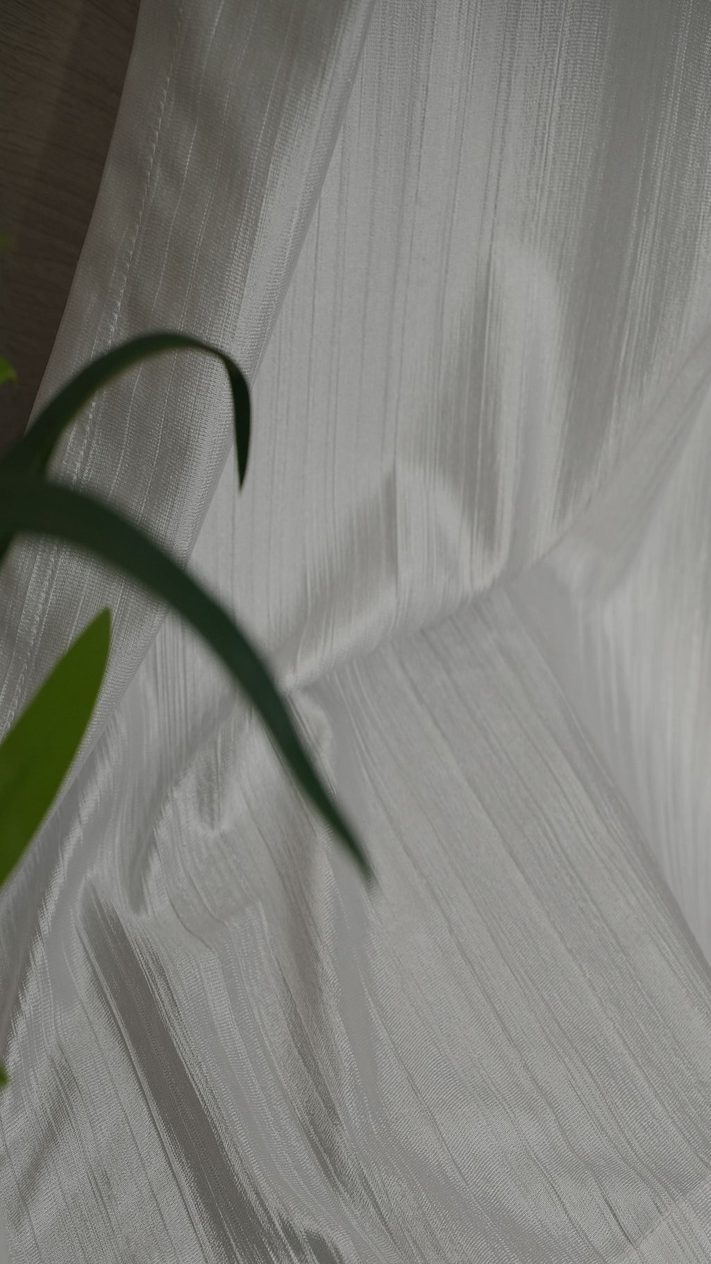 Branded Royal White Colour Crush Fabric Semi-Blackout Curtains  Elegant | Luxurious | Bestseller