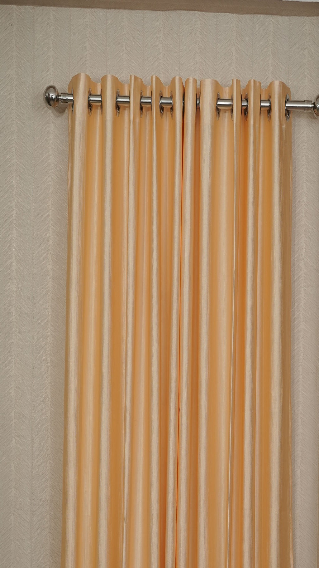🪟 Branded Dark Cream Colour Crush Fabric Semi-Blackout Curtains  Warm | Elegant | Bestseller