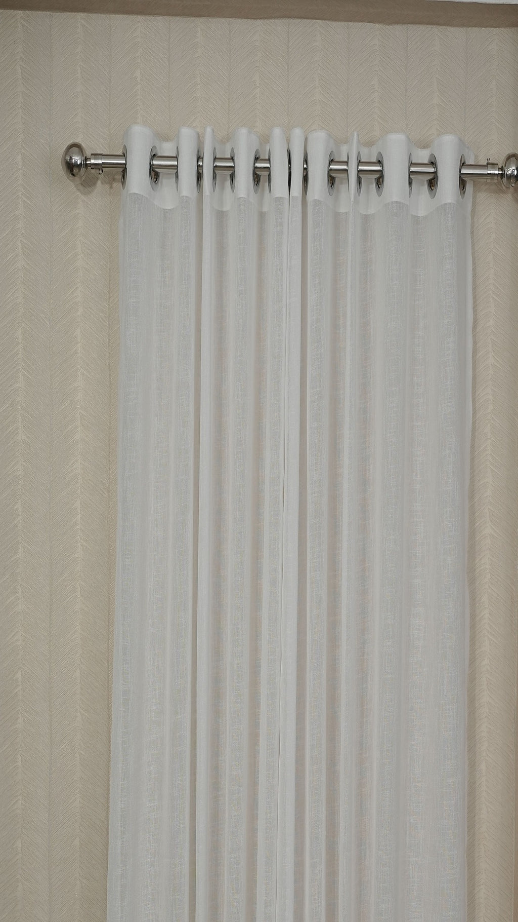 🪟  Plain White Sheer Curtains – Soft Light Filtering  Minimal | Airy | Bestseller