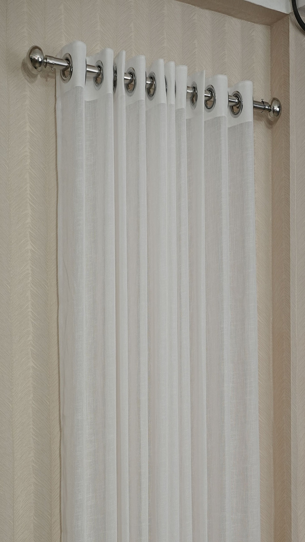 🪟  Plain White Sheer Curtains – Soft Light Filtering  Minimal | Airy | Bestseller